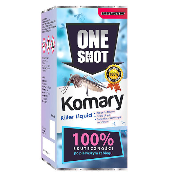 new One Shot na Komary 250ML Komaropren PBO (niebieski) insecticide