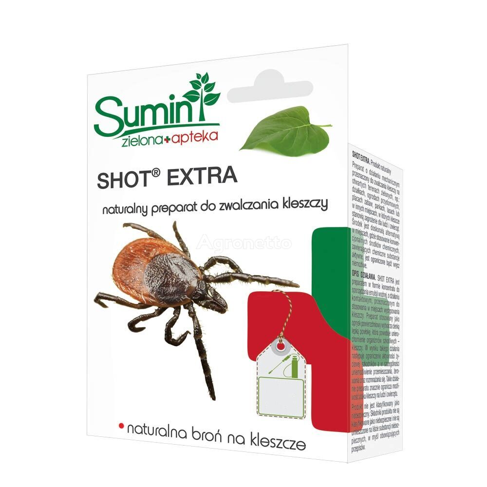 new Sumin Shot Extra 50ml Preparat Do Zwalczania Kleszczy insecticide