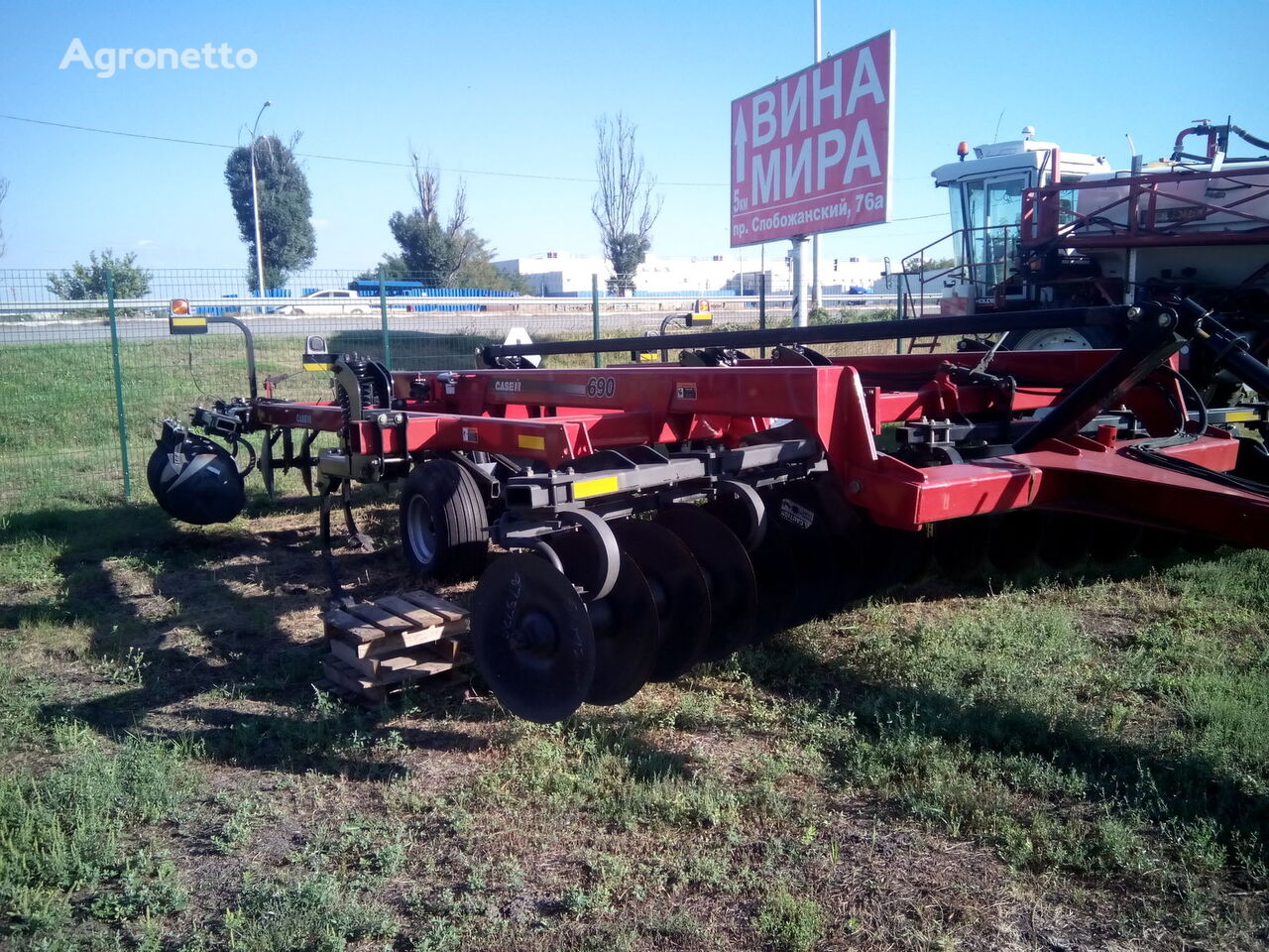 new Case IH MRX 690 disk harrow