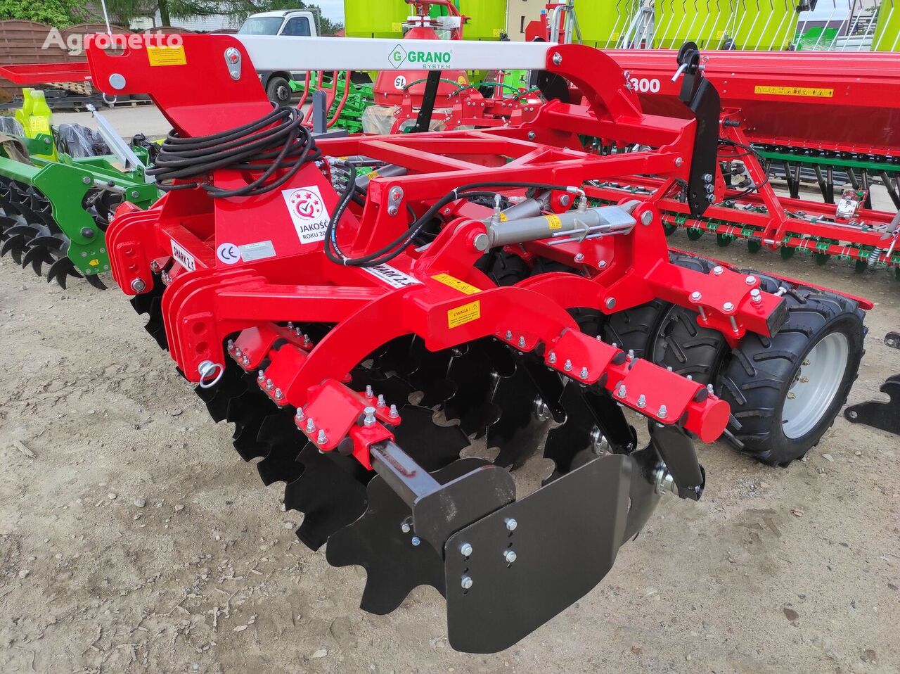 new Grano-System Brona uprawowo-siewna SHOP 2,5m / CULTIVATION AND SOWING HARROW disk harrow