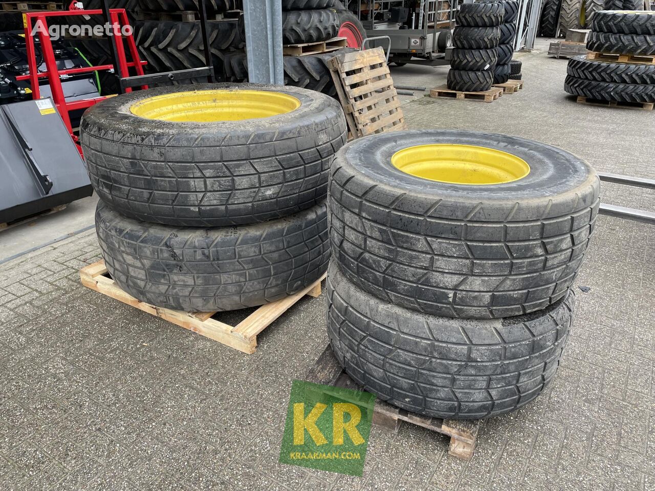 Michelin 500/60R22.5 + 540/65R38 op velg wheel