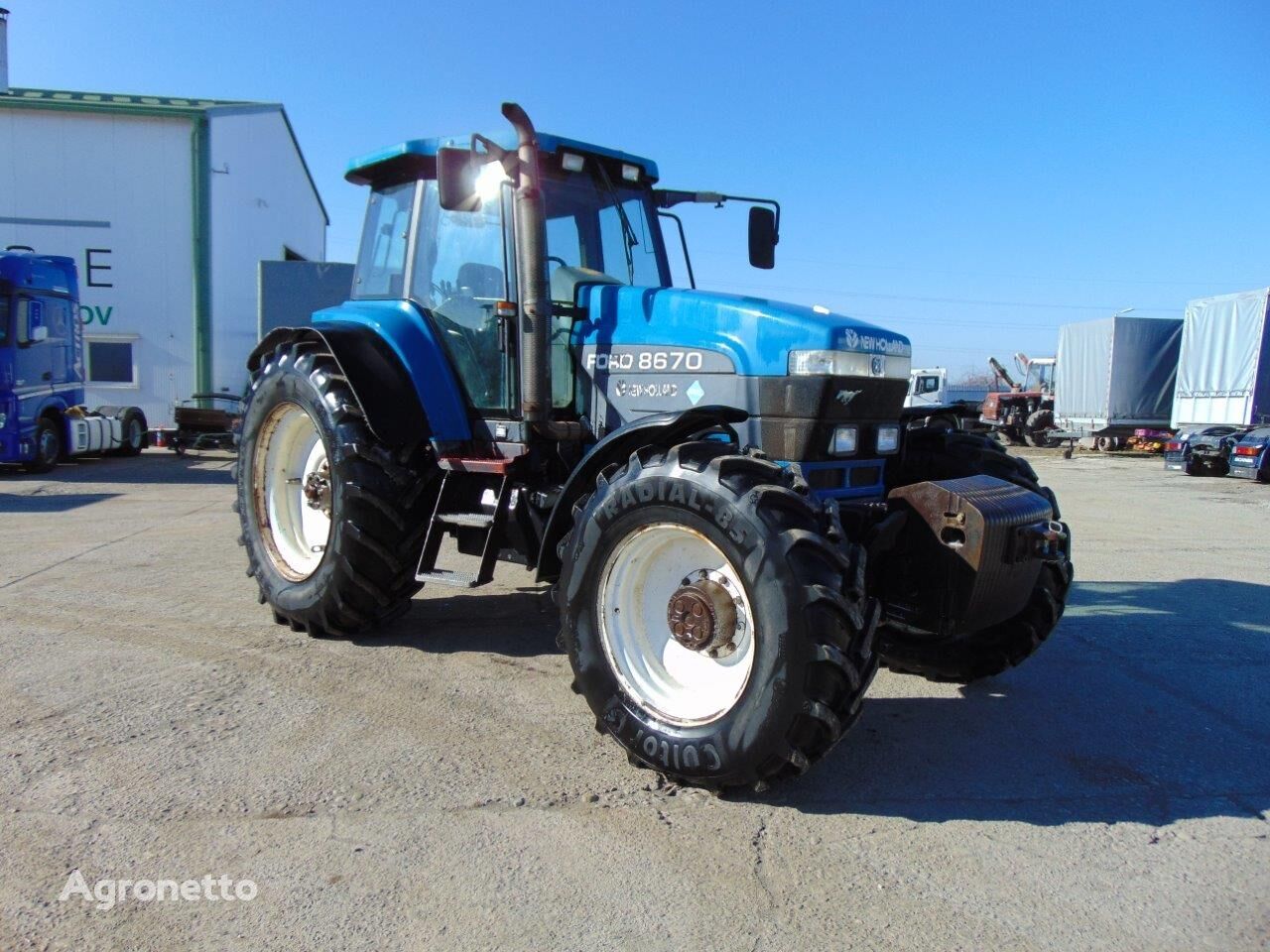 New Holland FIATAGRI G170 4x4 VIN 135 wheel tractor